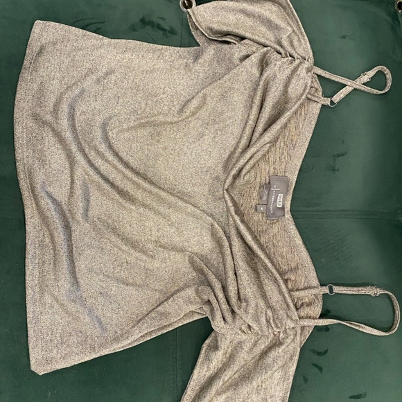 Cowl Neck Cami, Anthropologie, Silver, Size M - Picture 4 of 4